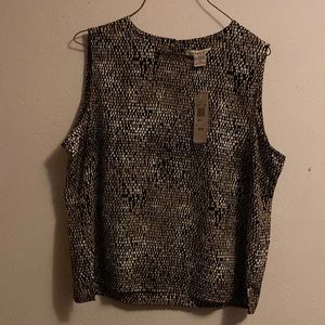 Ladies Sleeveless Shirt XL Notations